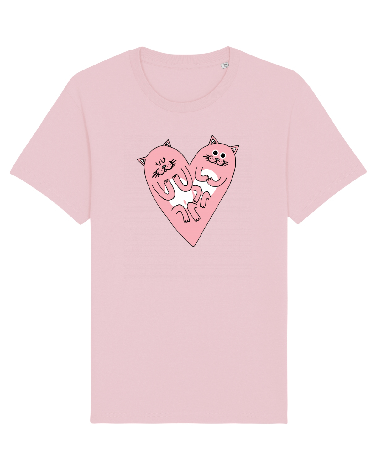 Tricou mânecă scurtă Unisex Rocker Cotton Pink