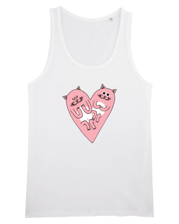 Cat heart White