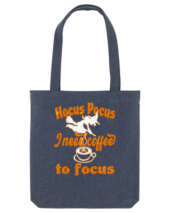 Hocus Pocus I Need Coffee  To Focus Midnight Blue
