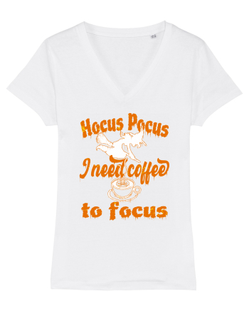 Hocus Pocus I Need Coffee  To Focus White
