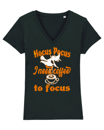 Hocus Pocus I Need Coffee  To Focus Black