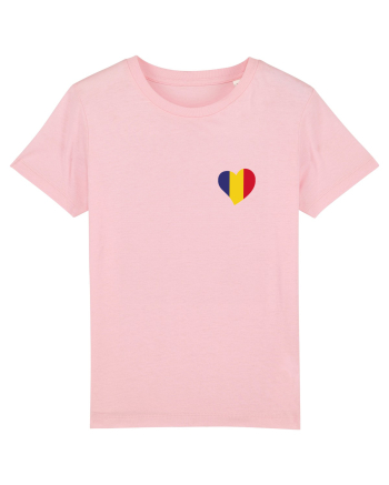 Inima tricolora Romania Cotton Pink