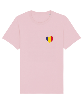 Inima tricolora Romania Cotton Pink