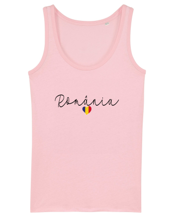 Romania inima tricolora Cotton Pink