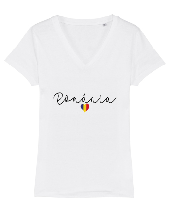 Romania inima tricolora White