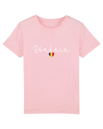 Inima tricolora Romania Cotton Pink