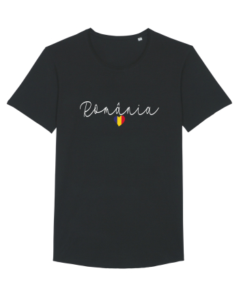 Inima tricolora Romania Black