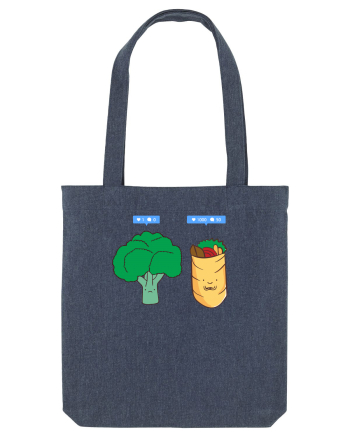 Vegan on social media Midnight Blue
