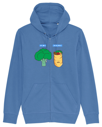 Vegan on social media Bright Blue