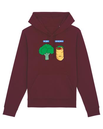 Vegan on social media Burgundy