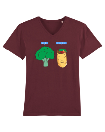 Vegan on social media Burgundy