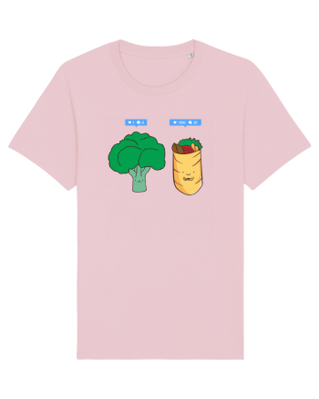 Vegan on social media Cotton Pink