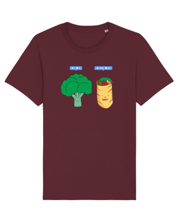 Vegan on social media Burgundy