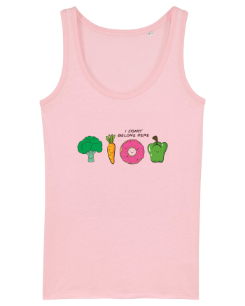 I DONUT belong here Cotton Pink