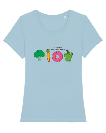 I DONUT belong here Sky Blue