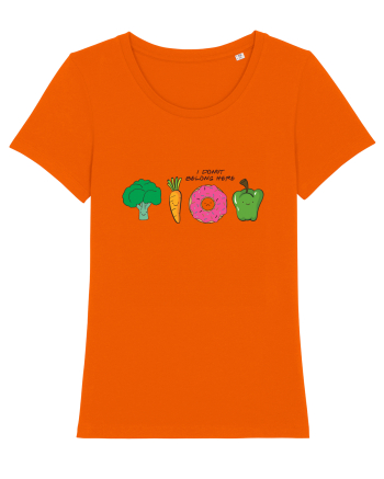 I DONUT belong here Bright Orange