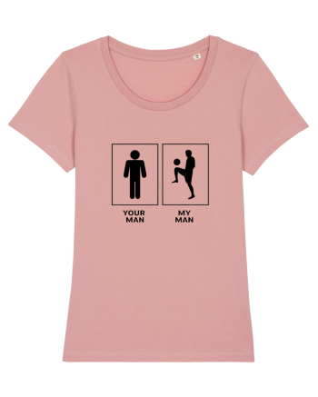 Man Football Design Canyon Pink