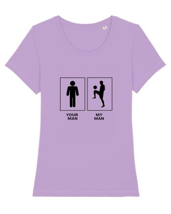 Man Football Design Lavender Dawn