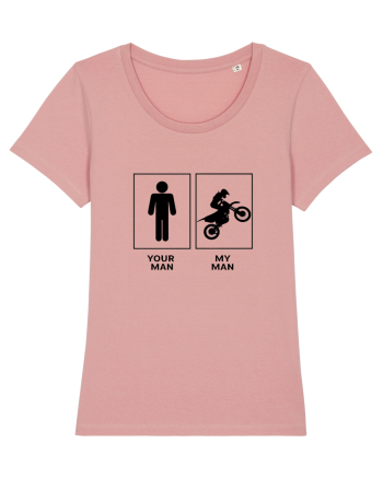Man Biker Design Canyon Pink