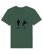 Man Biker Design Tricou mânecă scurtă Unisex Rocker