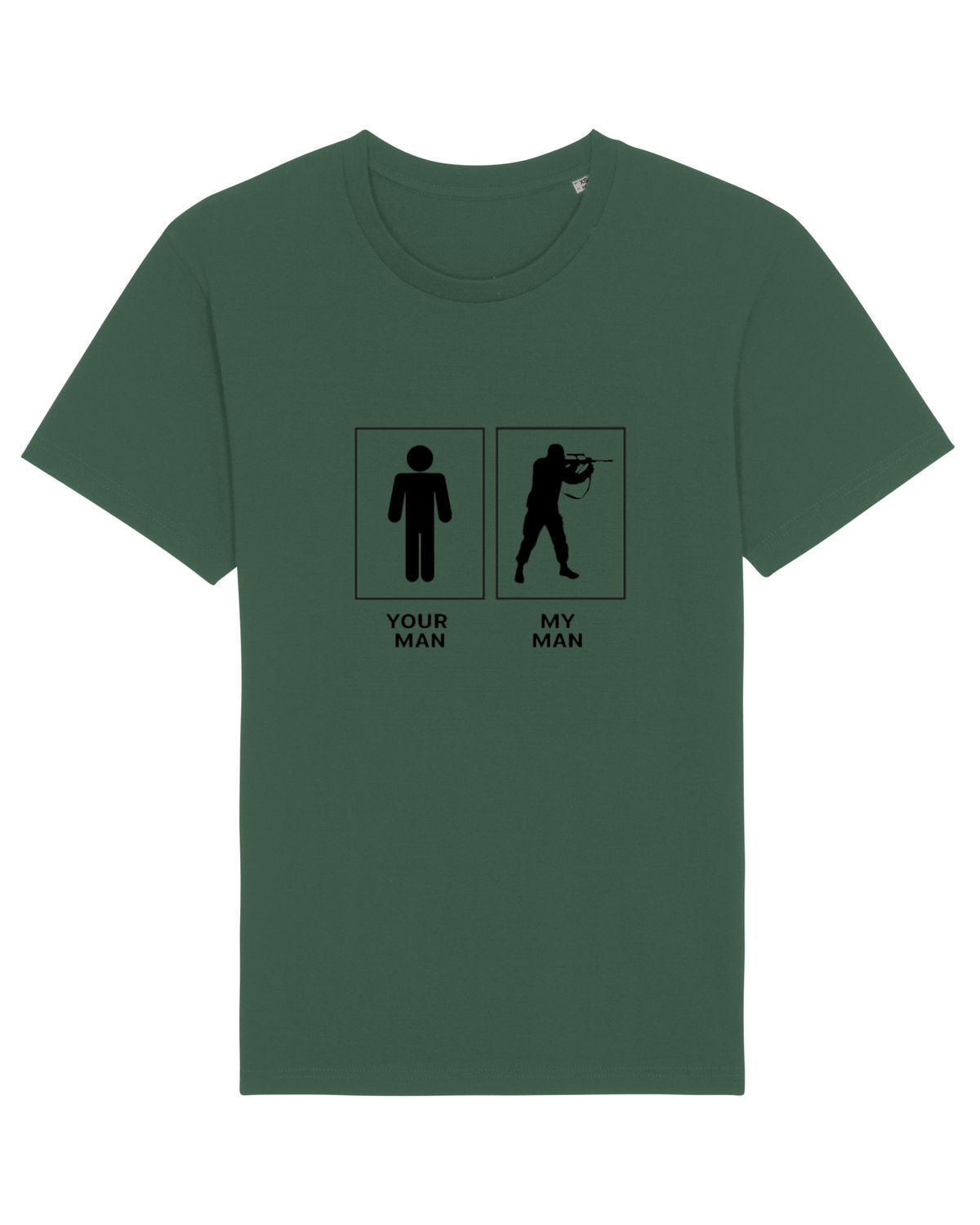 Tricou mânecă scurtă Unisex Rocker Bottle Green