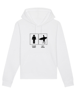 Man Surfing Design Hanorac Unisex Drummer