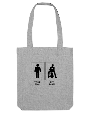 Man Guitar Design Heather Grey