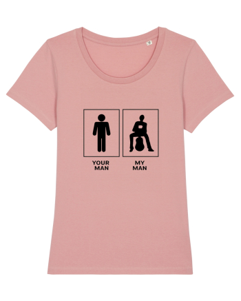 Man Guitar Design Canyon Pink
