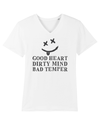 good heart gray White