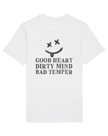 good heart gray White
