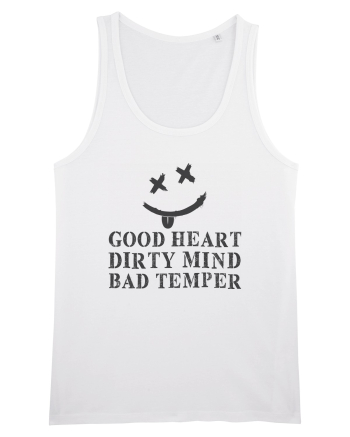 good heart gray White