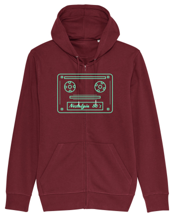 Nostalgia cassette 80`s Burgundy