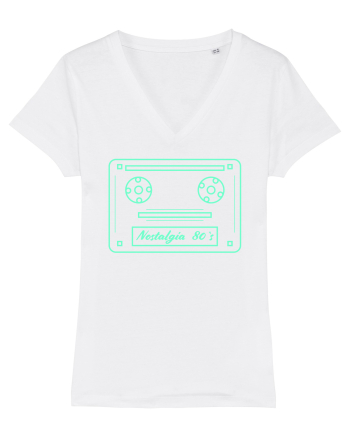 Nostalgia cassette 80`s White