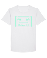 Nostalgia cassette 80`s Tricou mânecă scurtă guler larg Bărbat Skater