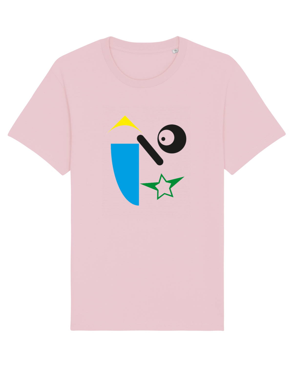 Tricou mânecă scurtă Unisex Rocker Cotton Pink