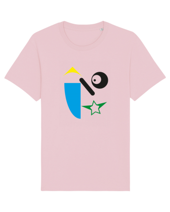 Faces Design Cotton Pink