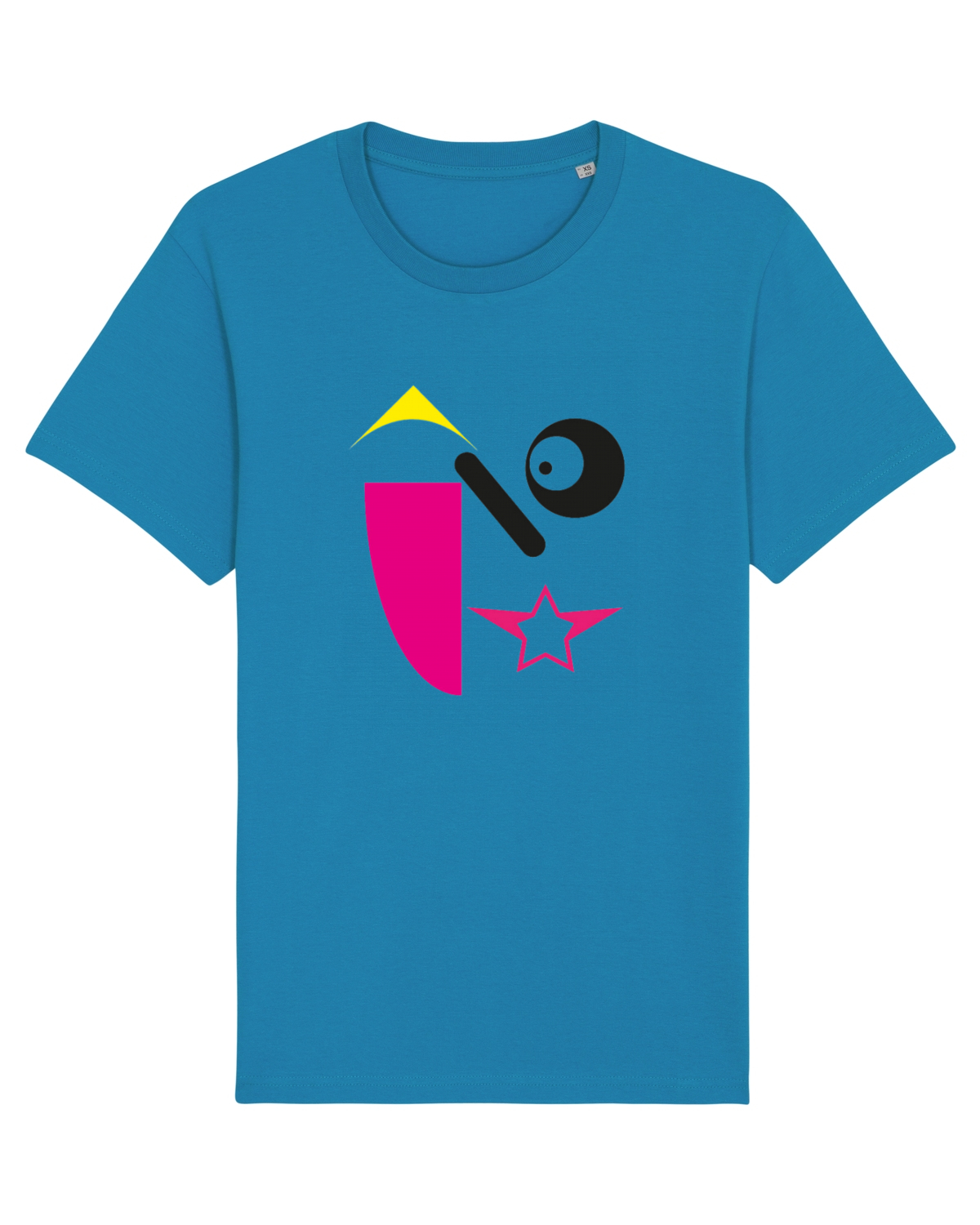 Tricou mânecă scurtă Unisex Rocker Azur