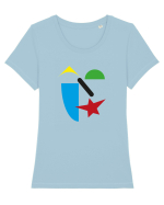 Ugly Man Design Tricou mânecă scurtă guler larg fitted Damă Expresser