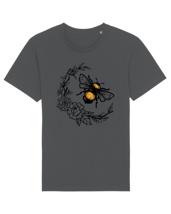 Bee Floral Anthracite