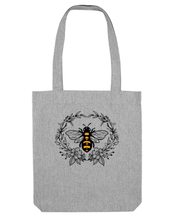 Bee Floral Heather Grey