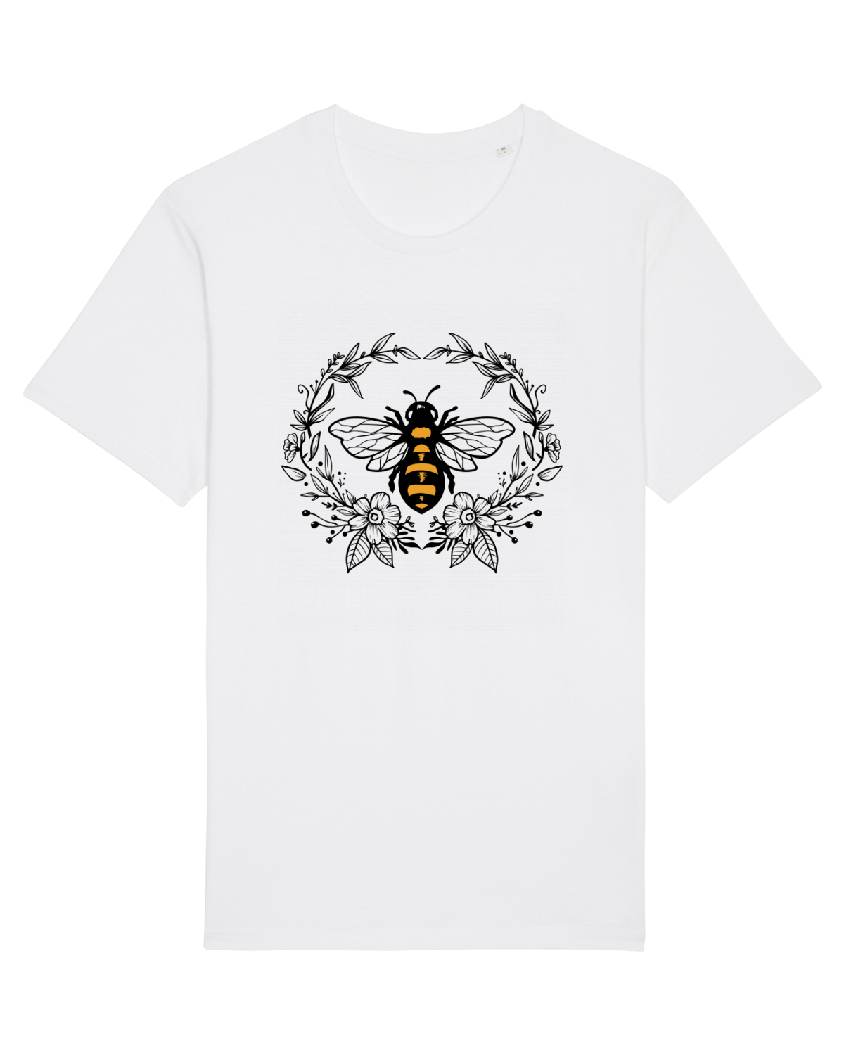 Tricou mânecă scurtă Unisex Rocker White