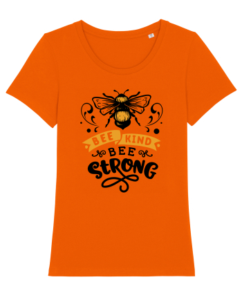Bee Kind Bee Strong Bright Orange