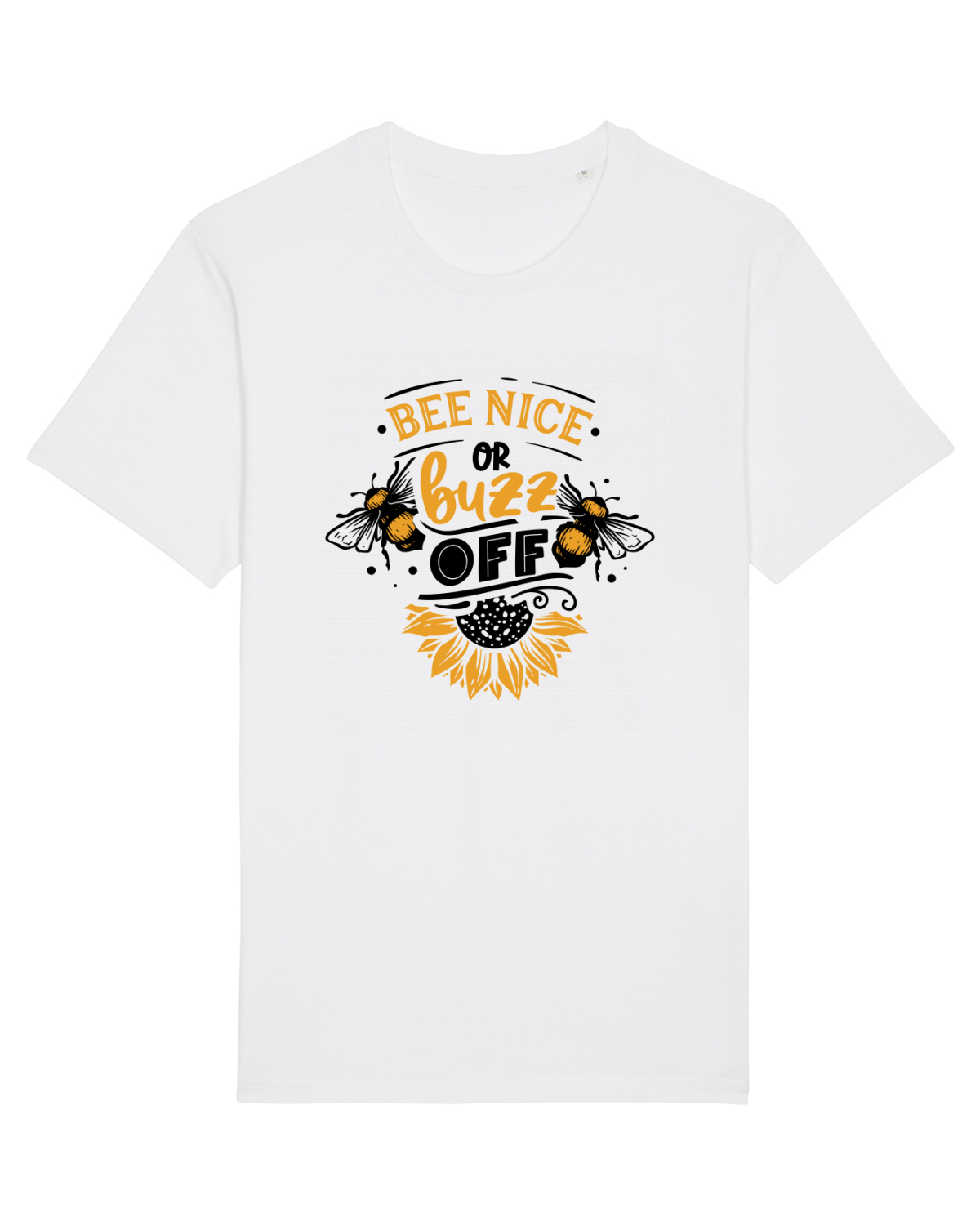 Tricou mânecă scurtă Unisex Rocker White