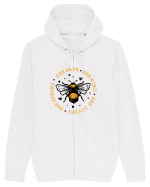 Bee Safe Kind Loving Strong Hanorac cu fermoar Unisex Connector
