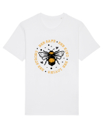 Bee Safe Kind Loving Strong Tricou mânecă scurtă Unisex Rocker