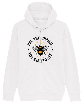 Bee The Change You Wish To See White