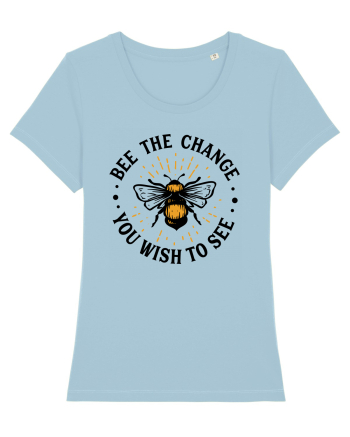 Bee The Change You Wish To See Sky Blue