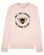 Bee The Change You Wish To See Bluză mânecă lungă Unisex Rise