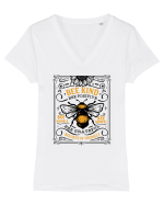 Beelieve In Yourself Tricou mânecă scurtă guler V Damă Evoker