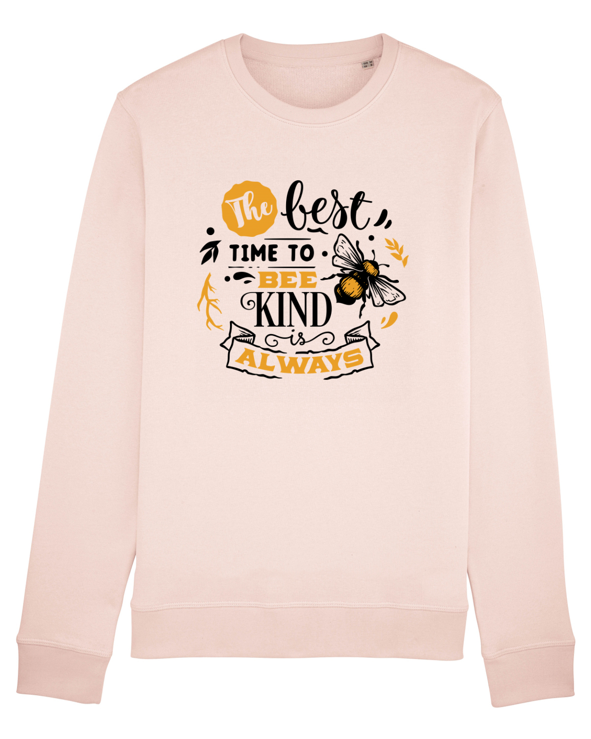 Bluză mânecă lungă Unisex Rise Candy Pink